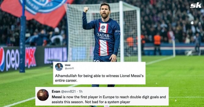 Twitter explodes as Lionel Messi takes center stage in PSG's 7-2 demolition of Maccabi Haifa