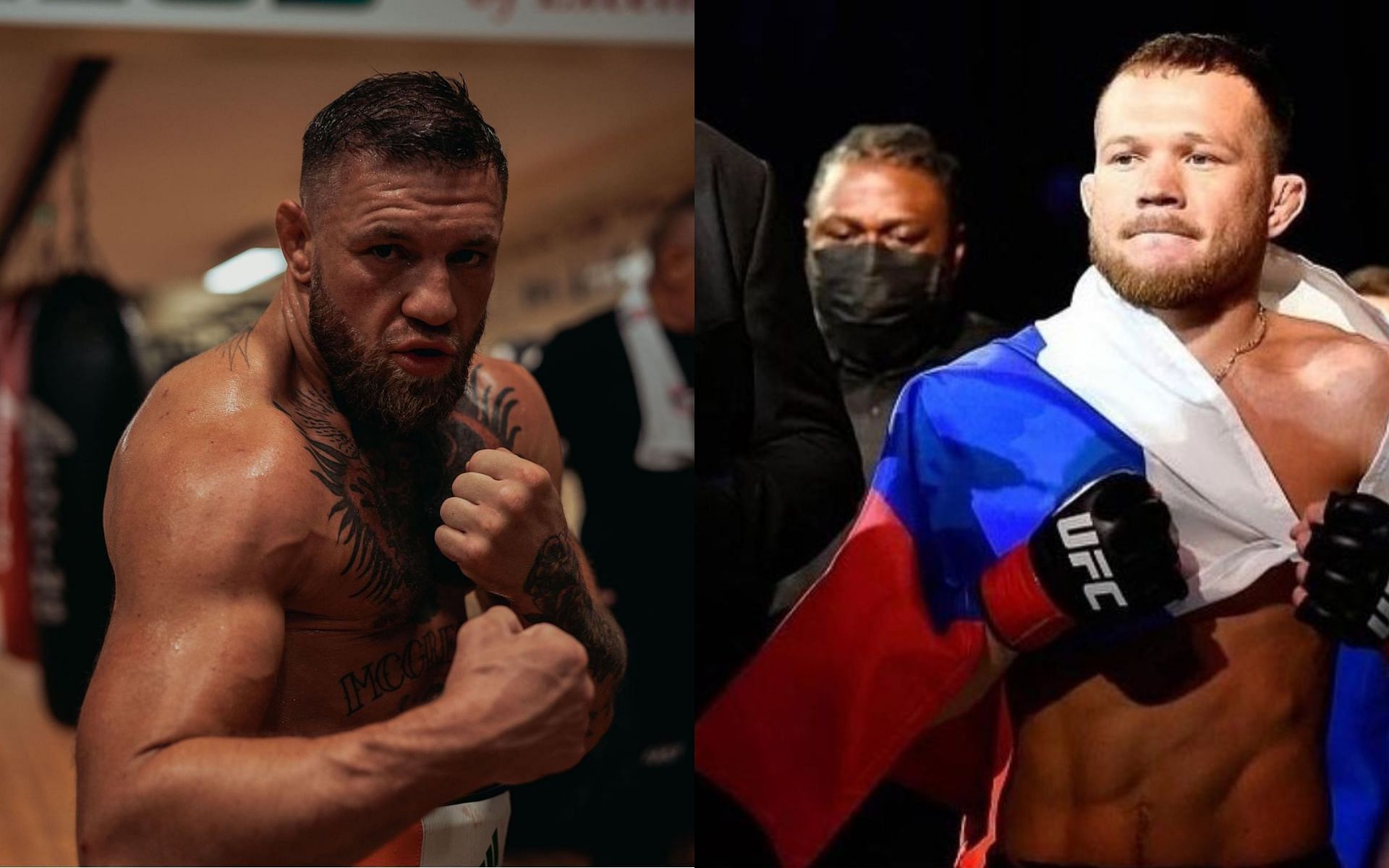 Conor McGregor (Left) and Petr Yan (Right) [Images via: @thenotoriousmma and @petr_yan on Instagram]