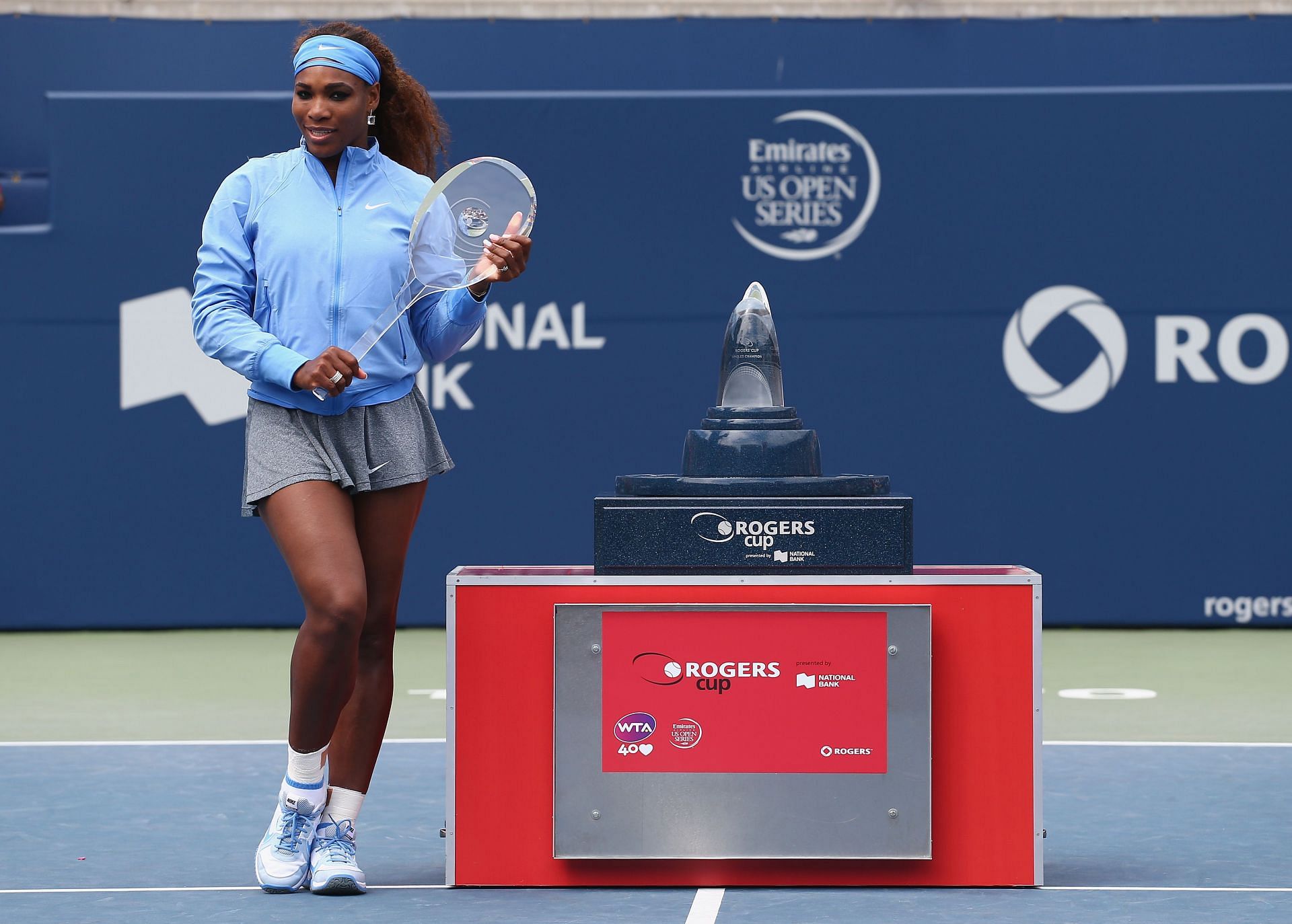 Serena Williams pictured at the 2013 Rogers Cup.