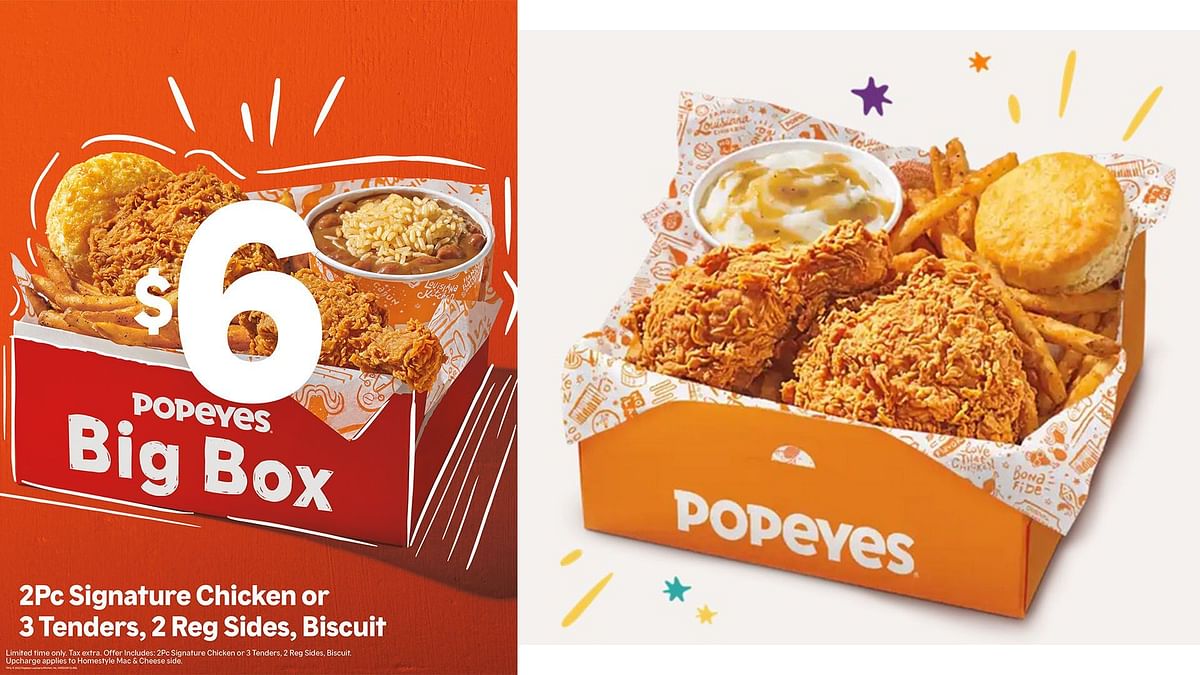 Popeyes Big Box meal Price, products, calories, and everything to know