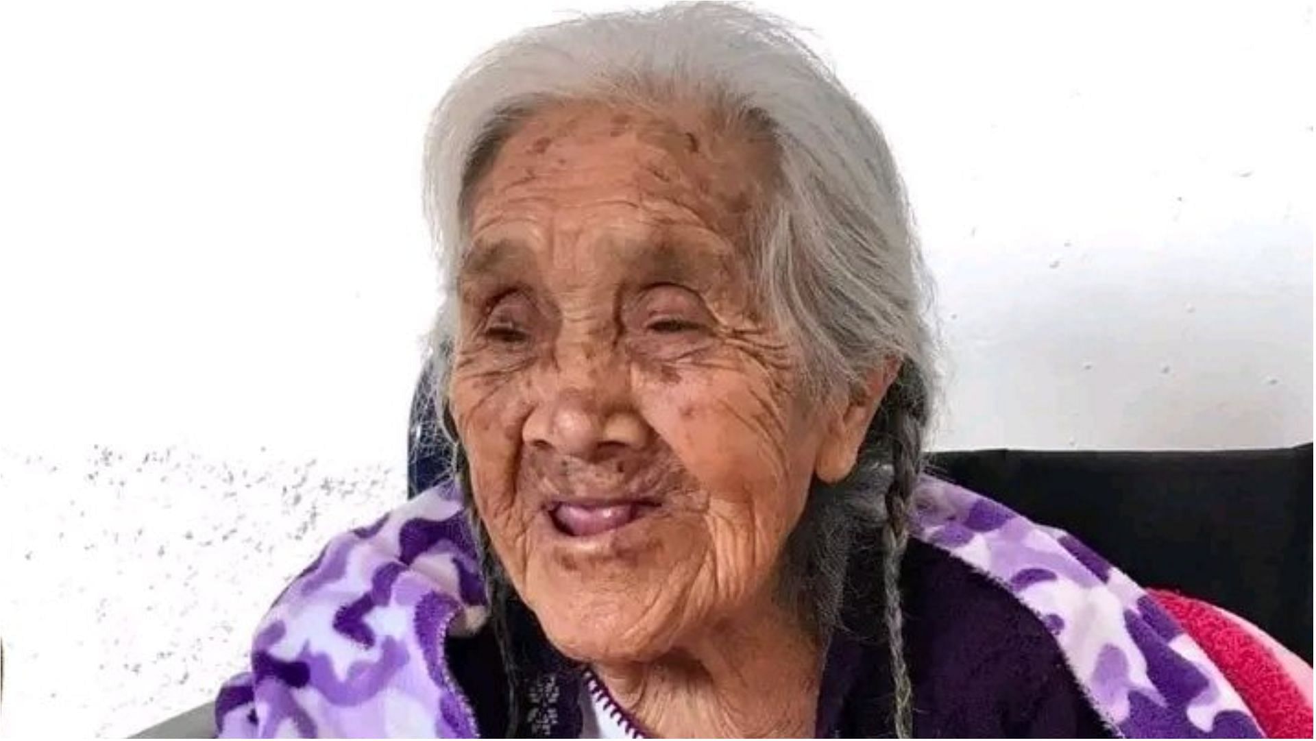 Maria Salud Ramirez Caballero recently died at the age of 109 (Image via reyiggy/Twitter)