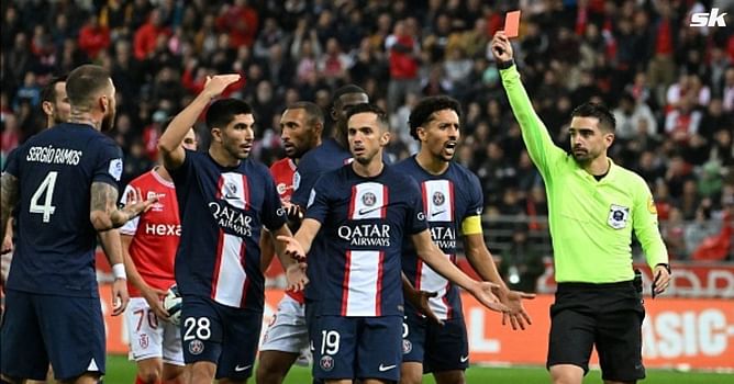 "We train all week to win to get fu***d like that" - PSG superstar Marco Verratti loses his cool and blasts referee for Sergio Ramos red card