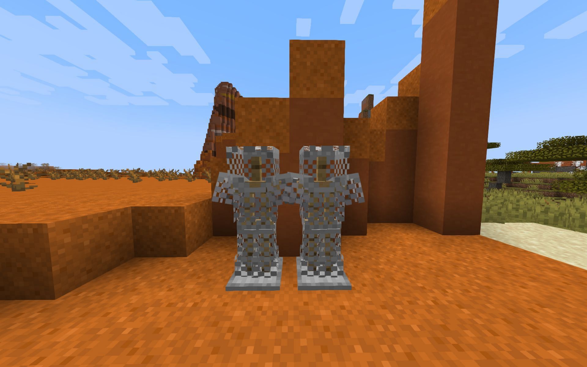 minecraft chain armor vs iron