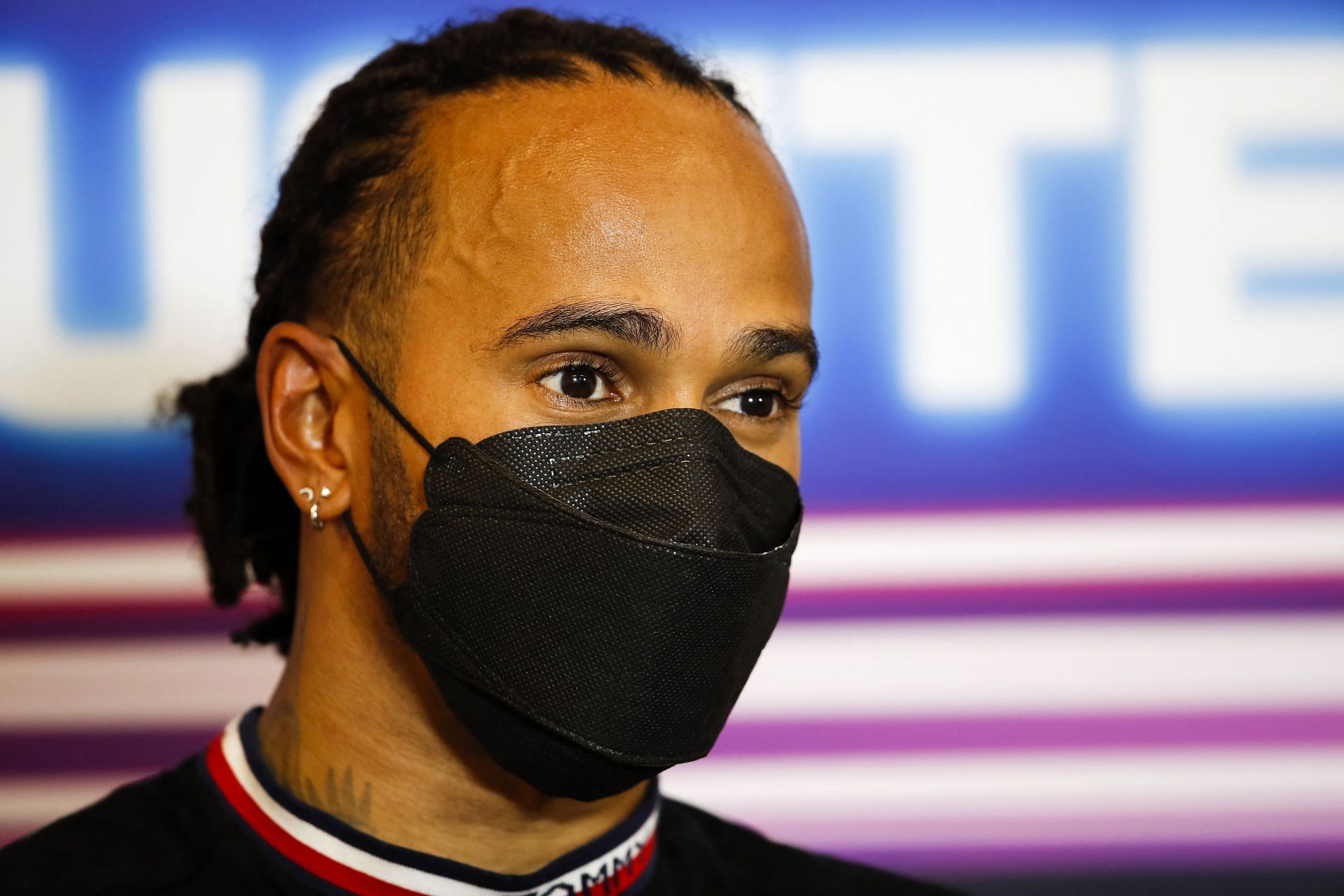 Lewis Hamilton spotted at the Denver Broncos game in Los Angeles