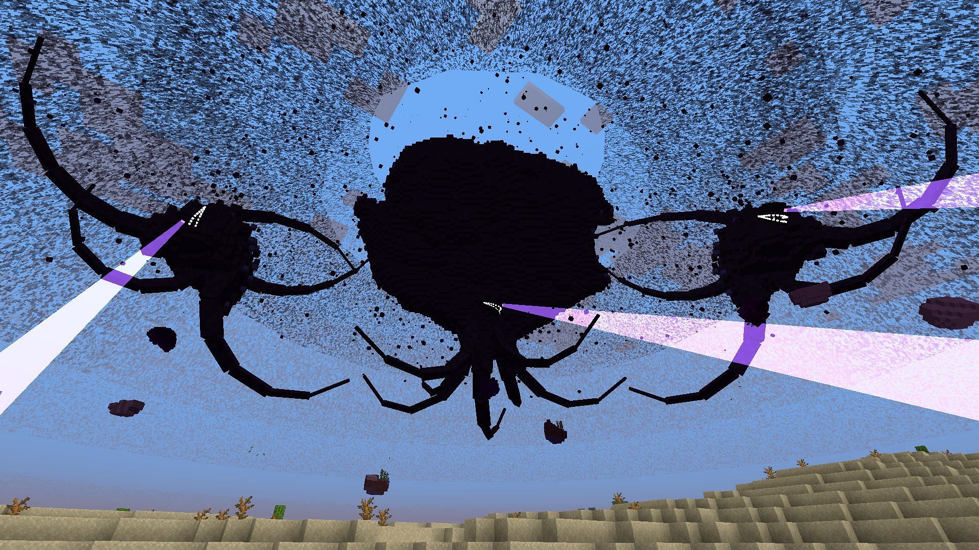This Minecraft modpack takes the Wither mob to a whole new level (Image via Mojang)