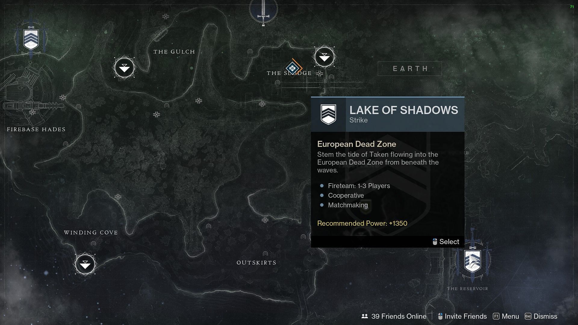 Lake of Shadows Strike (Image via Destiny 2)