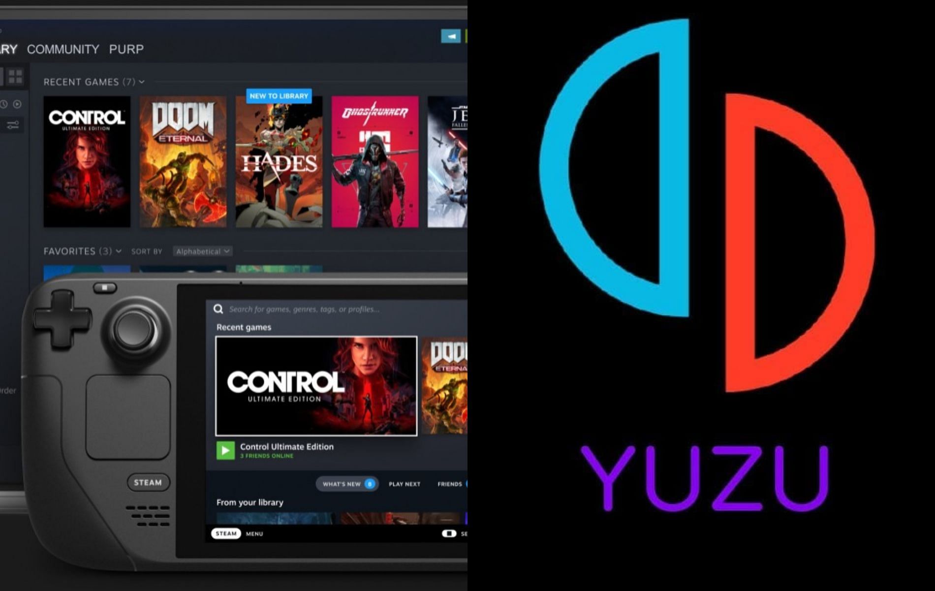 Valve reuploads Steam Deck trailer after accidentally showcasing Yuzu  Nintendo Switch emulator logo