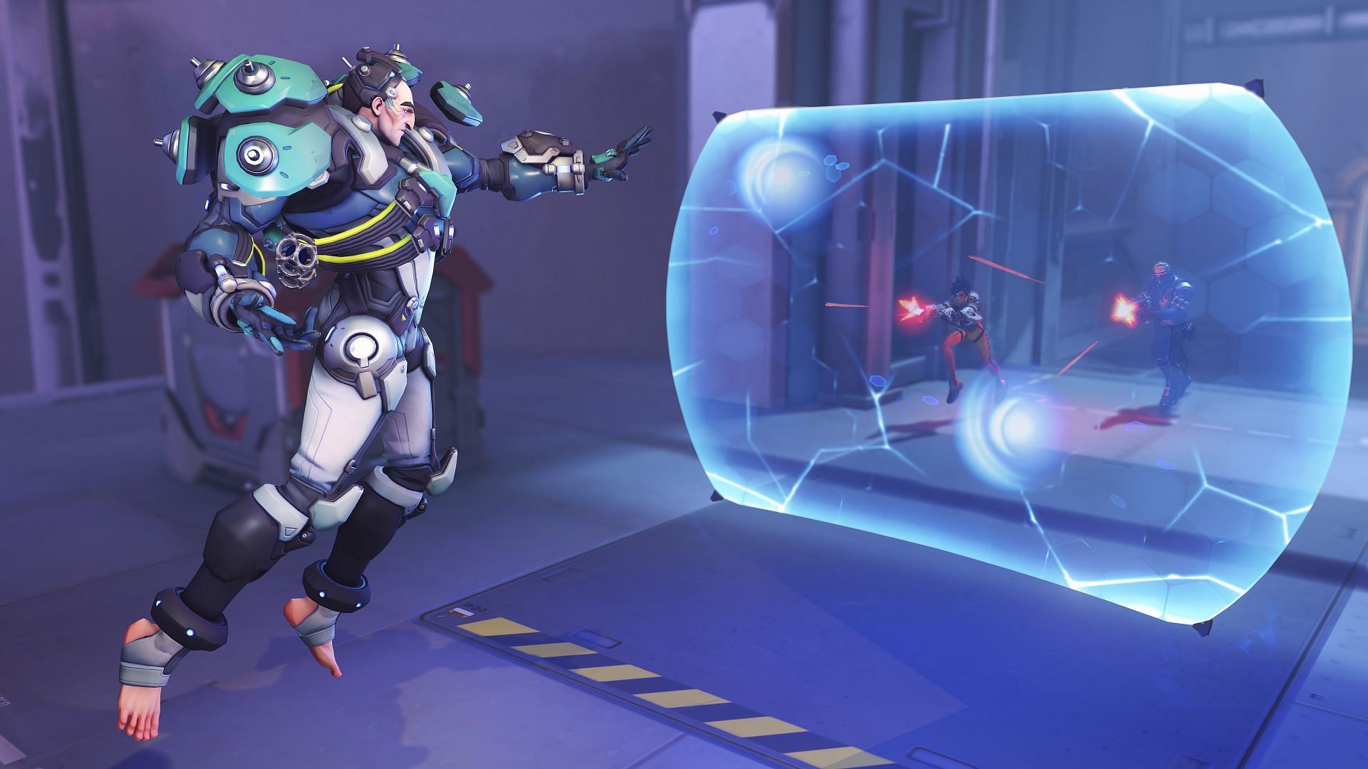 Sigma as a counter for Junkrat (Image via Blizzard)