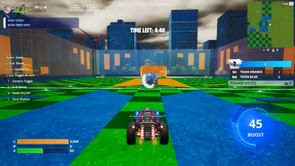 Fortnite player recreates Rocket League in Creative mode