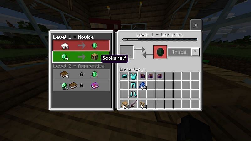 How to Get Protection in Minecraft using trading