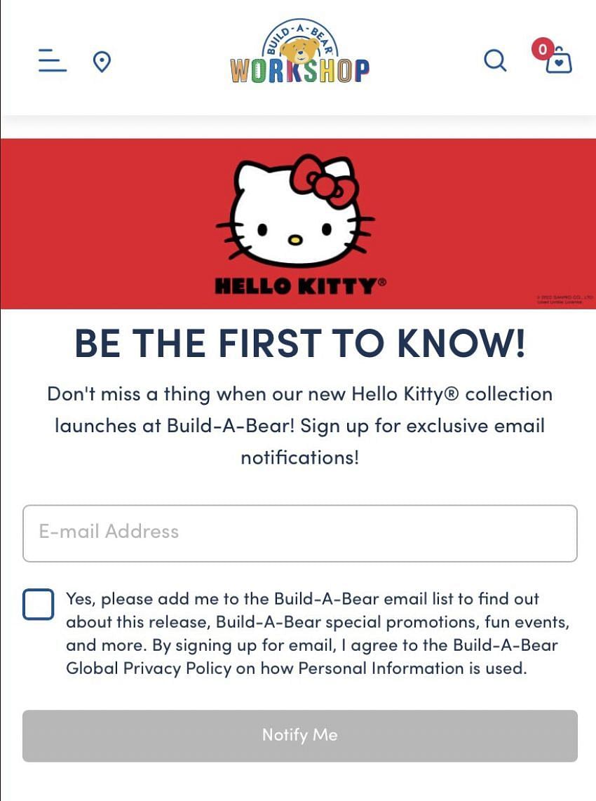 When would the brand release the new Hello Kitty collection? Details explored. (Image via Hello Kitty)