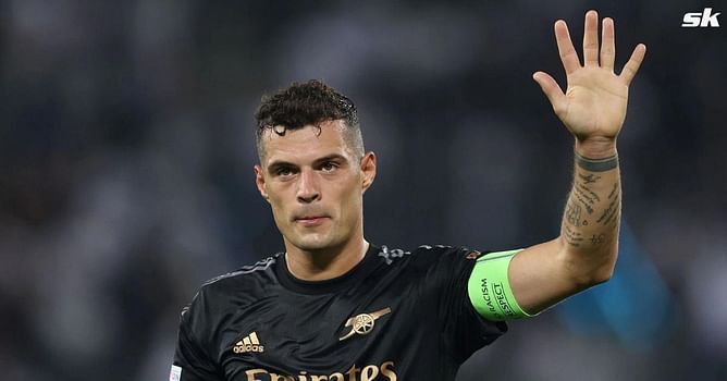 Granit Xhaka issued apology to Arsenal teammates during half-time against Tottenham as details of dressing room talk emerge - Reports