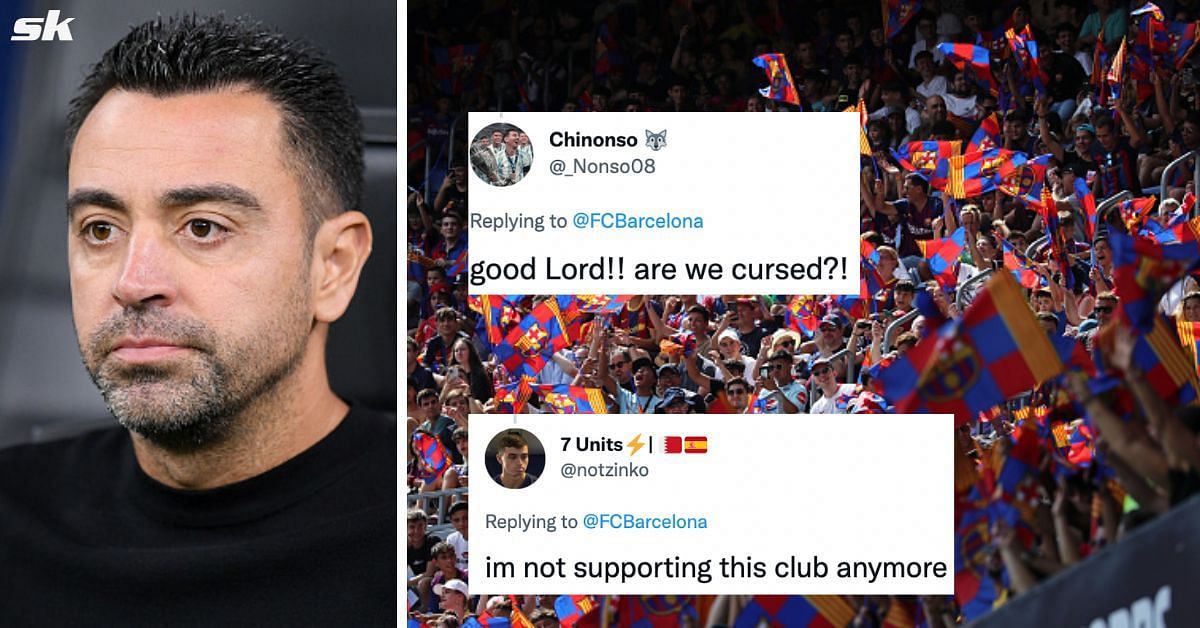Barcelona fans are disheartended as two new-signings are injured