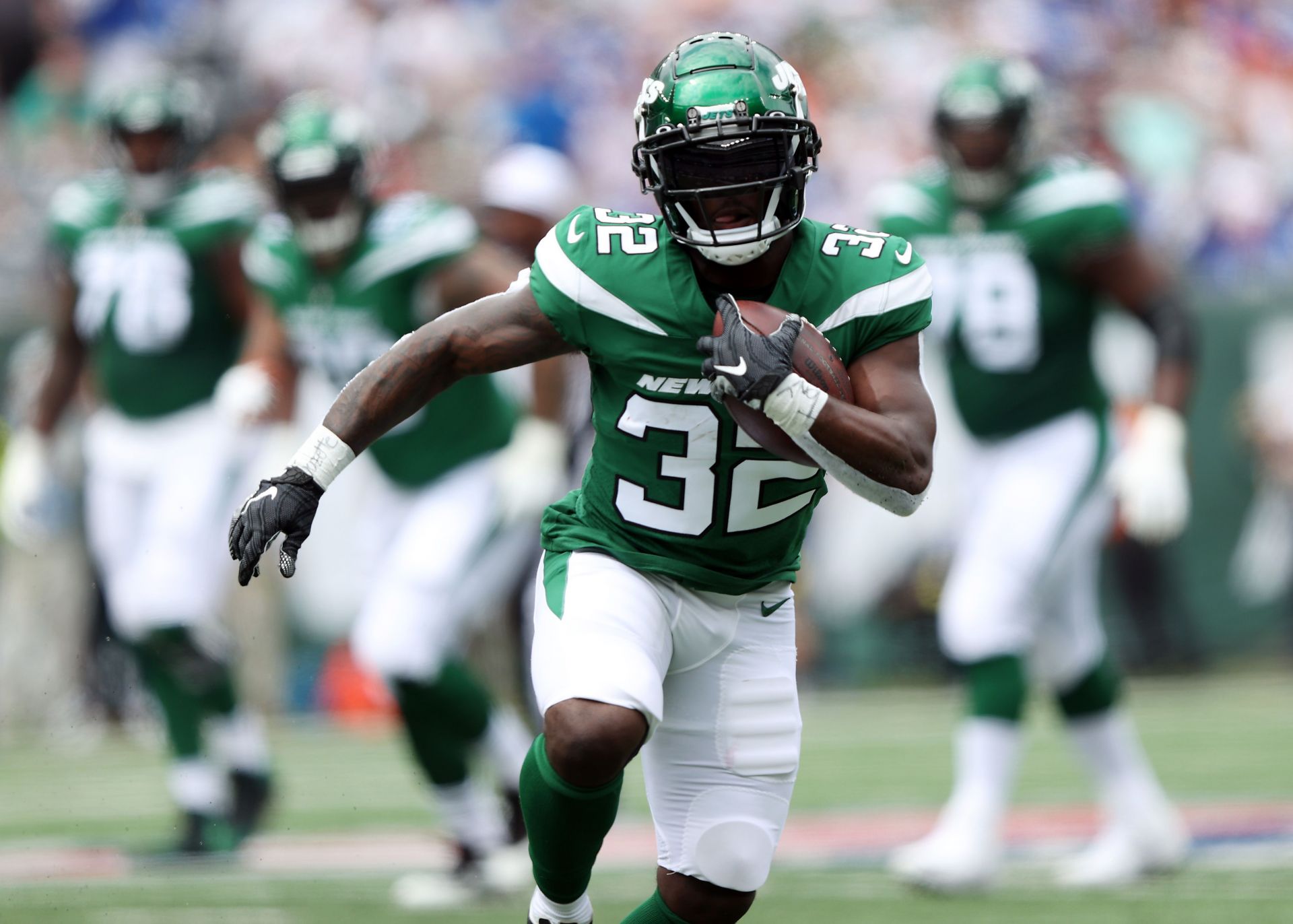 Jets' Michael Carter says he's never felt like a rookie 