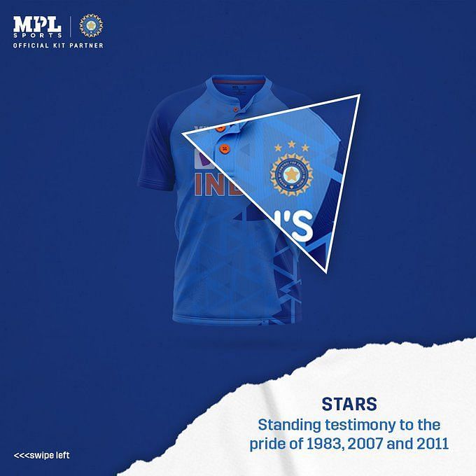 India jersey with new sponsor logo unveiled in Dharamsala