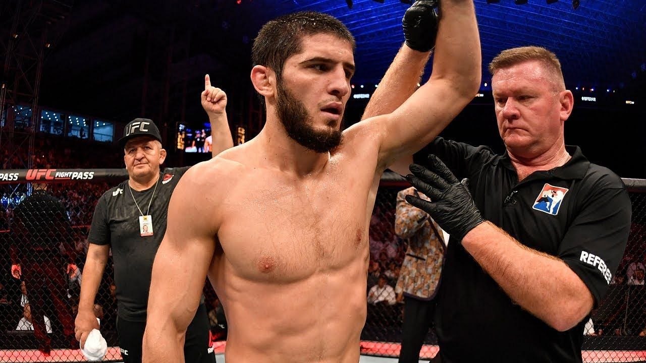 Islam Makhachev only needs two more wins to equal Khabib Nurmagomedov's winning streak in the UFC