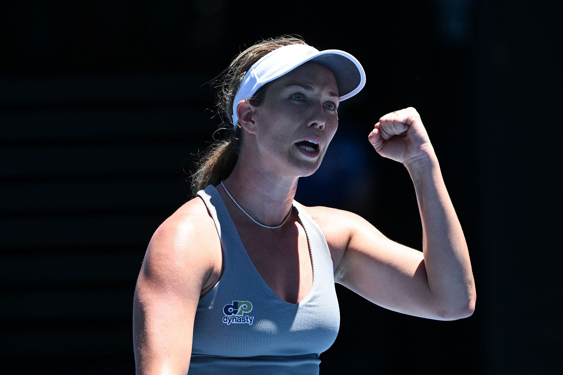 Danielle Collins at the 2022 Australian Open.