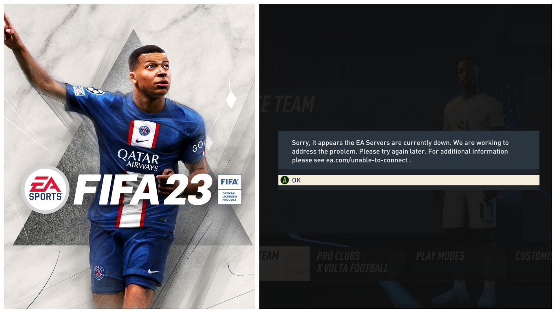 FIFA 23 down  When will EA server status return to normal