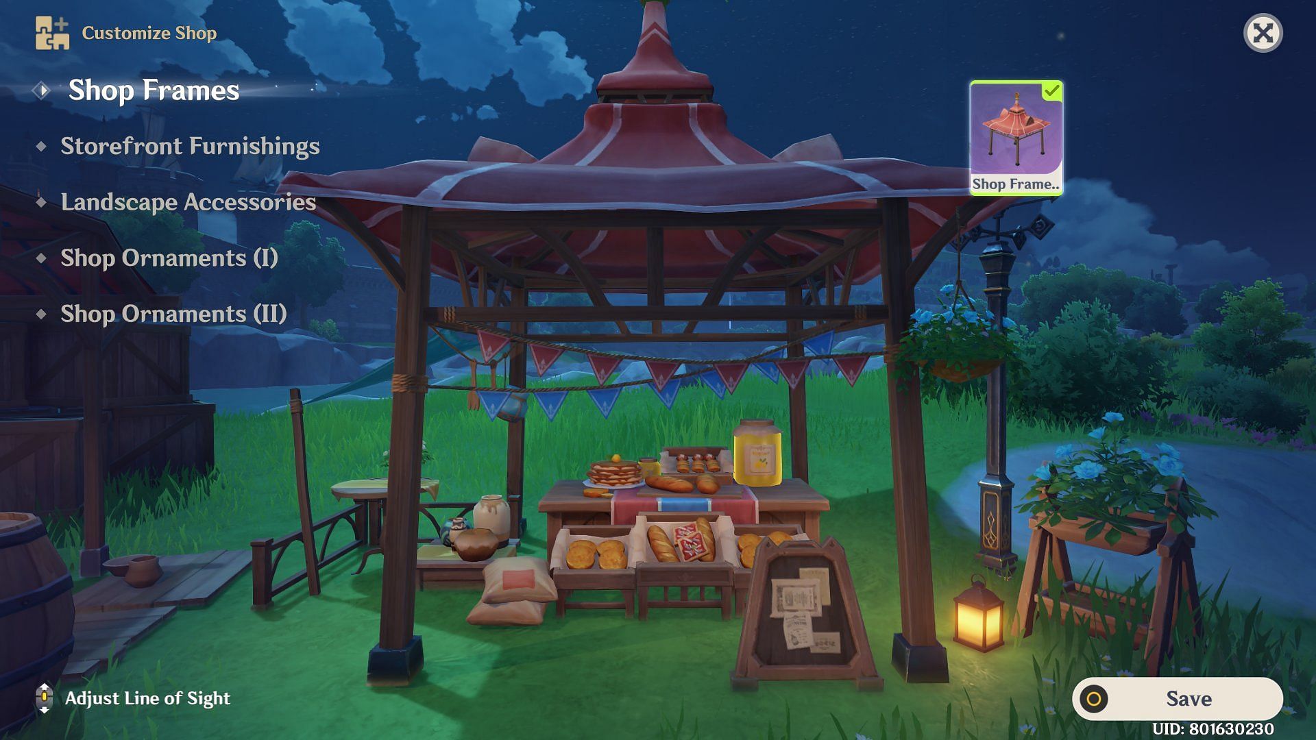 Decorate the shop with new decoration (Image via Genshin Impact)