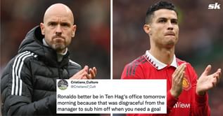 "That was disgraceful," "A very stupid decision" - Manchester United fans enraged by Erik ten Hag's decision to substitute Cristiano Ronaldo in 0-0 Newcastle draw