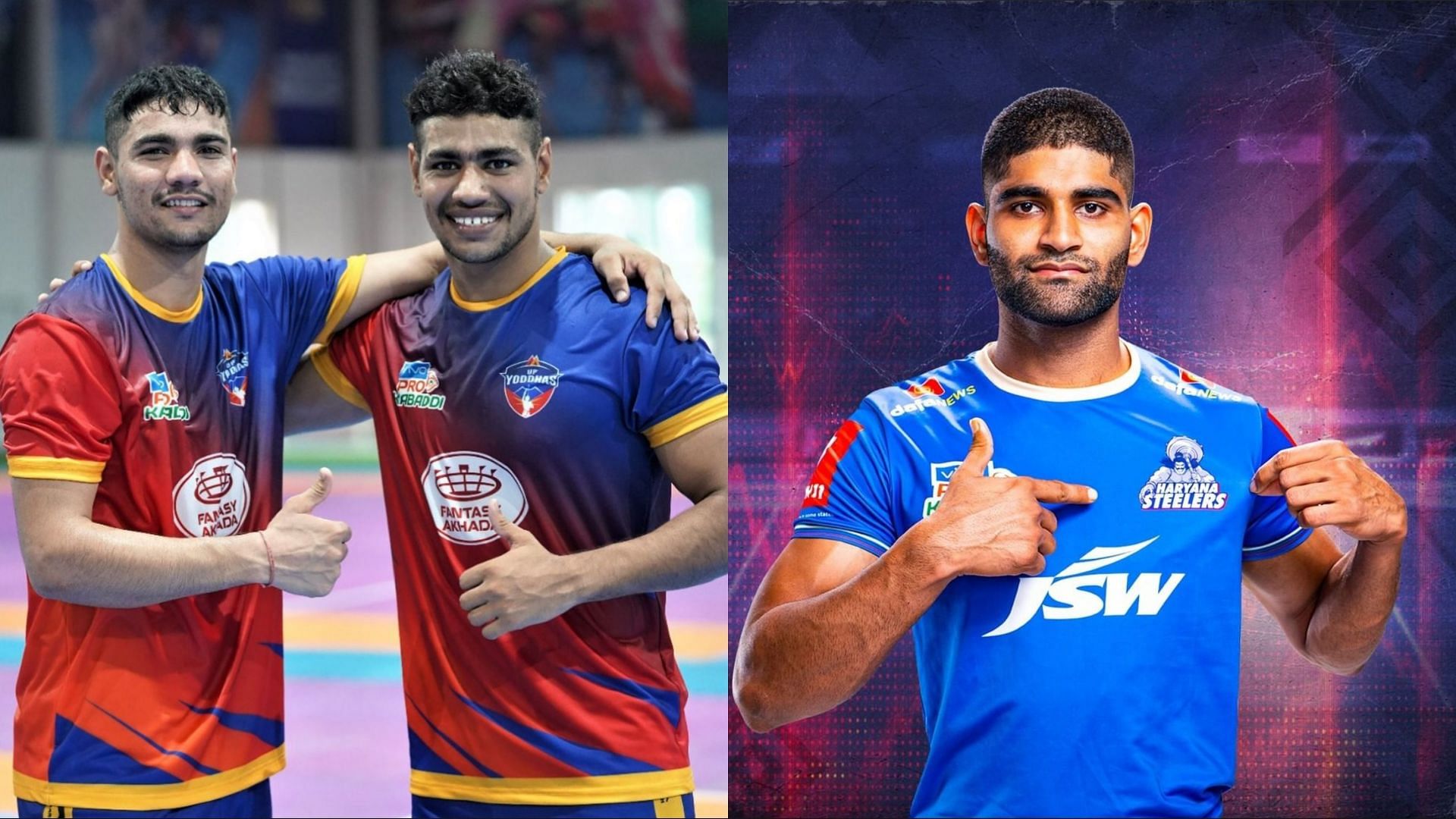 UP Yoddhas and Haryana Steelers have strong squads for Pro Kabaddi 2022 (Image: Instagram)
