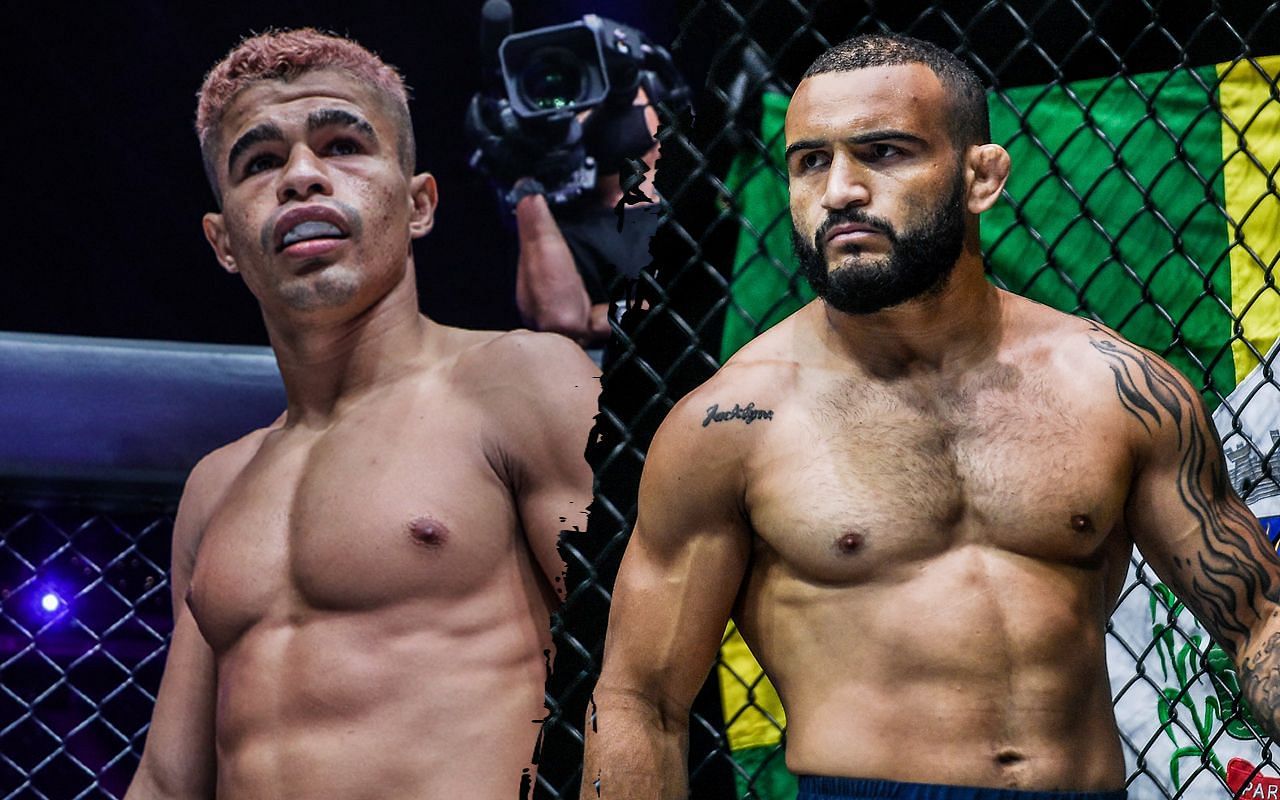 Fabricio Andrade (L) sends a grave warning to John Lineker (R) ahead of their world title fight. | Photo by ONE Championship