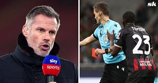 “Could it not just be a penalty and no red card” – Jamie Carragher suggests Fikayo Tomori red card against Chelsea was ‘harsh’ in now deleted tweet