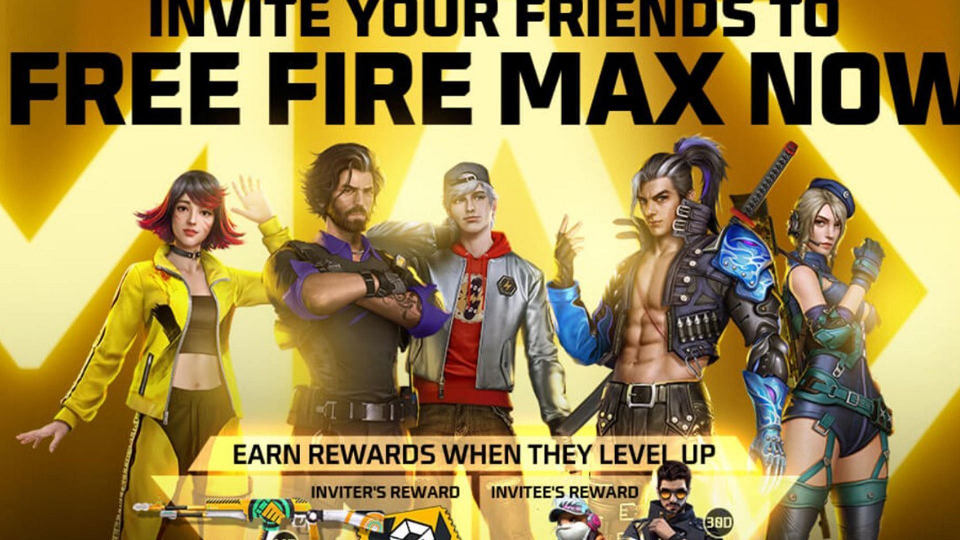 Free Fire MAX Refer a Friend event