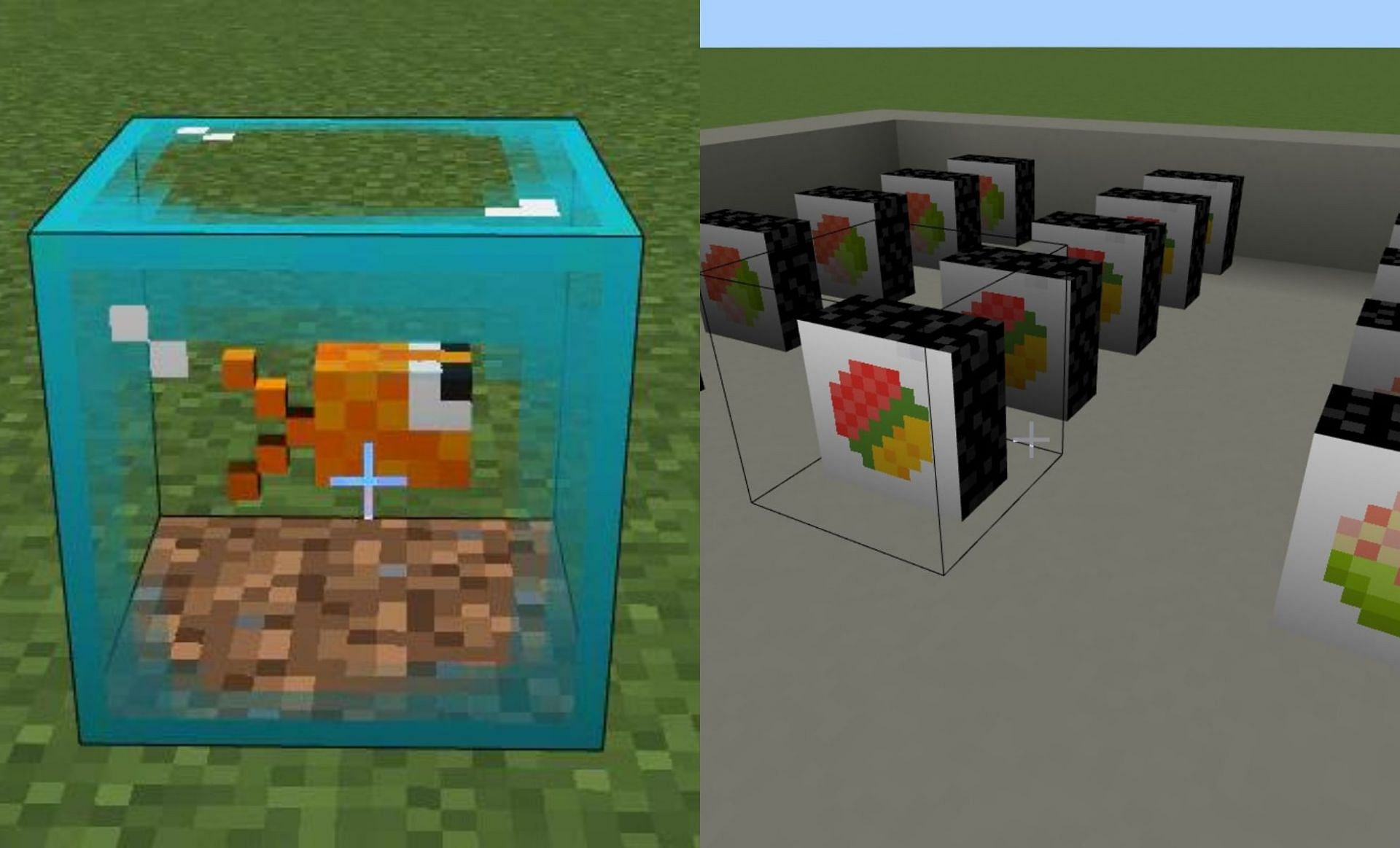 New custom block geometry examples (Image via Mojang)