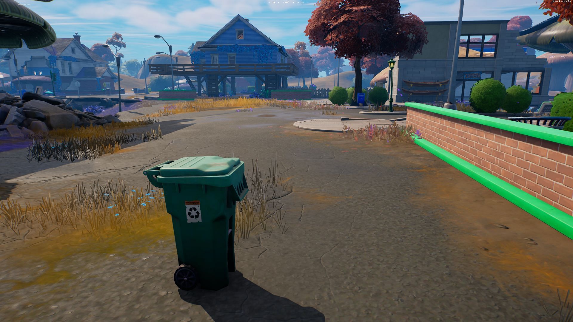 Nothing to see here, just a normal trash can (Image via Epic Games/Fortnite)