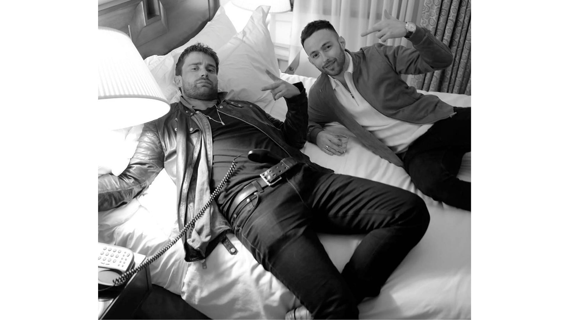 Christian Cooke and Rory McPhee (image via Instagram/@christiancooke1)
