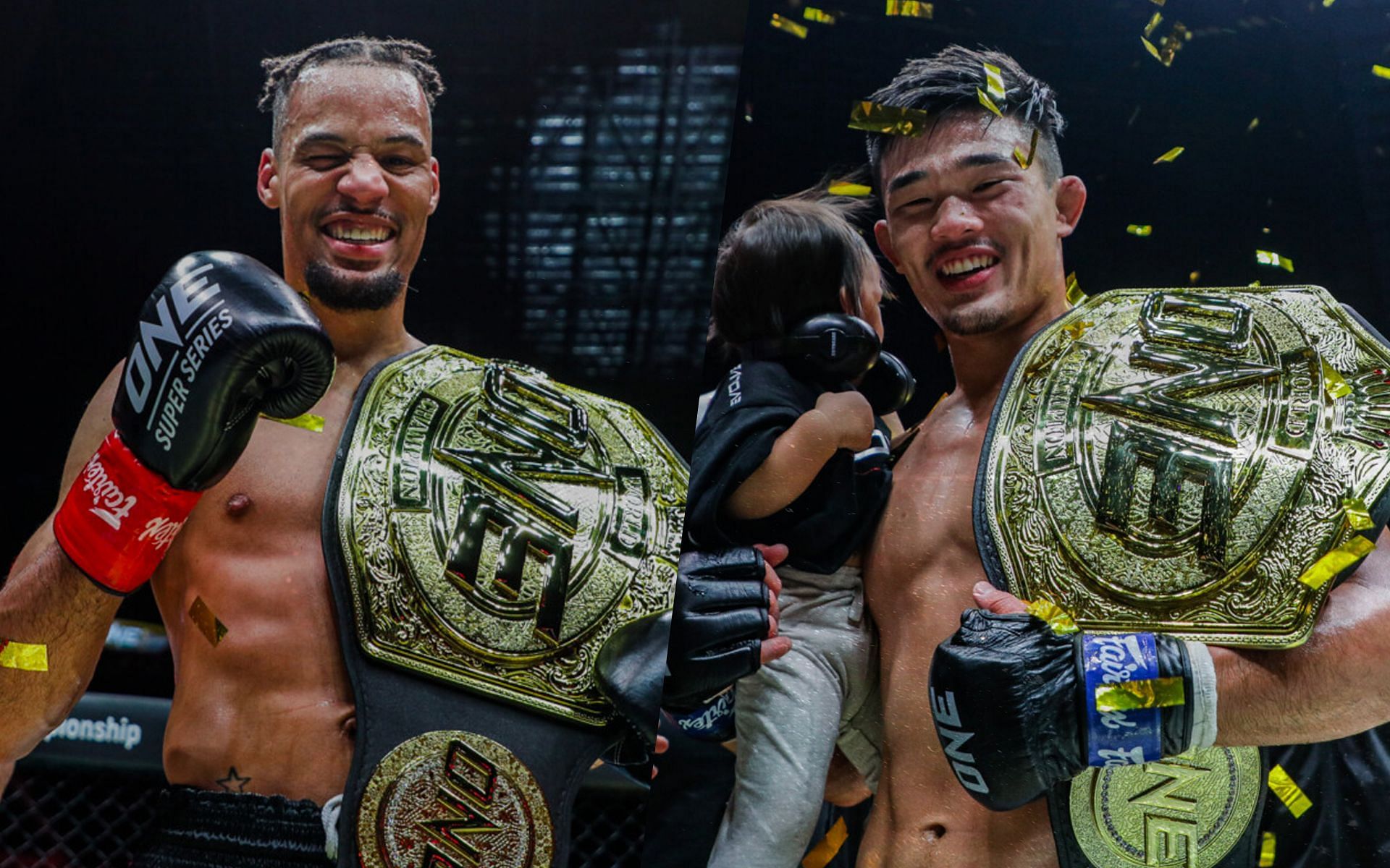 Regian Eersel (left) and Christian Lee (right). [Photos ONE Championship]