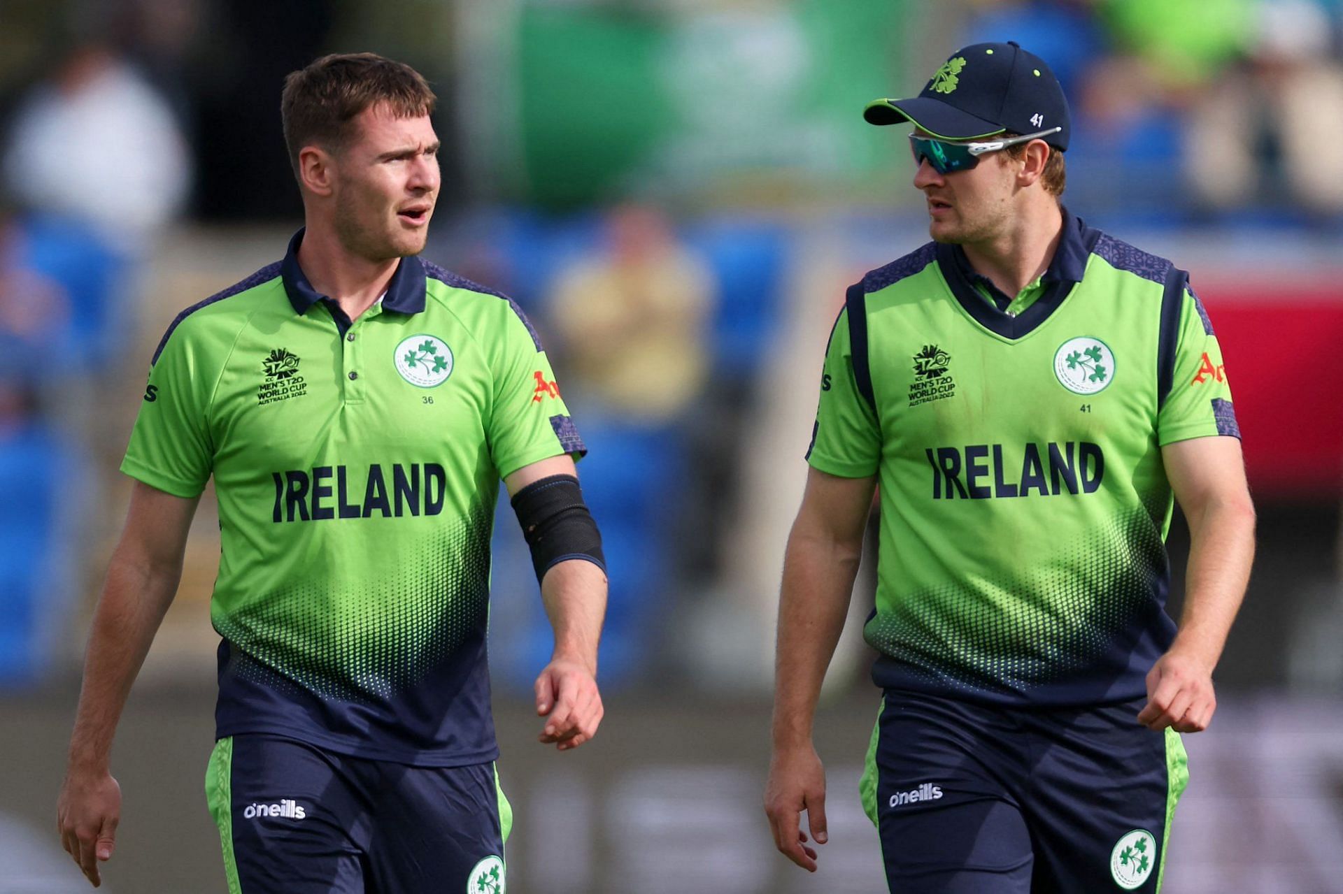 Joshua Little (L) and Andy Balbernie (R) for Ireland [Pic Credit: Ireland Cricket]