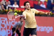 Dominic Thiem in action at the Gijon Open