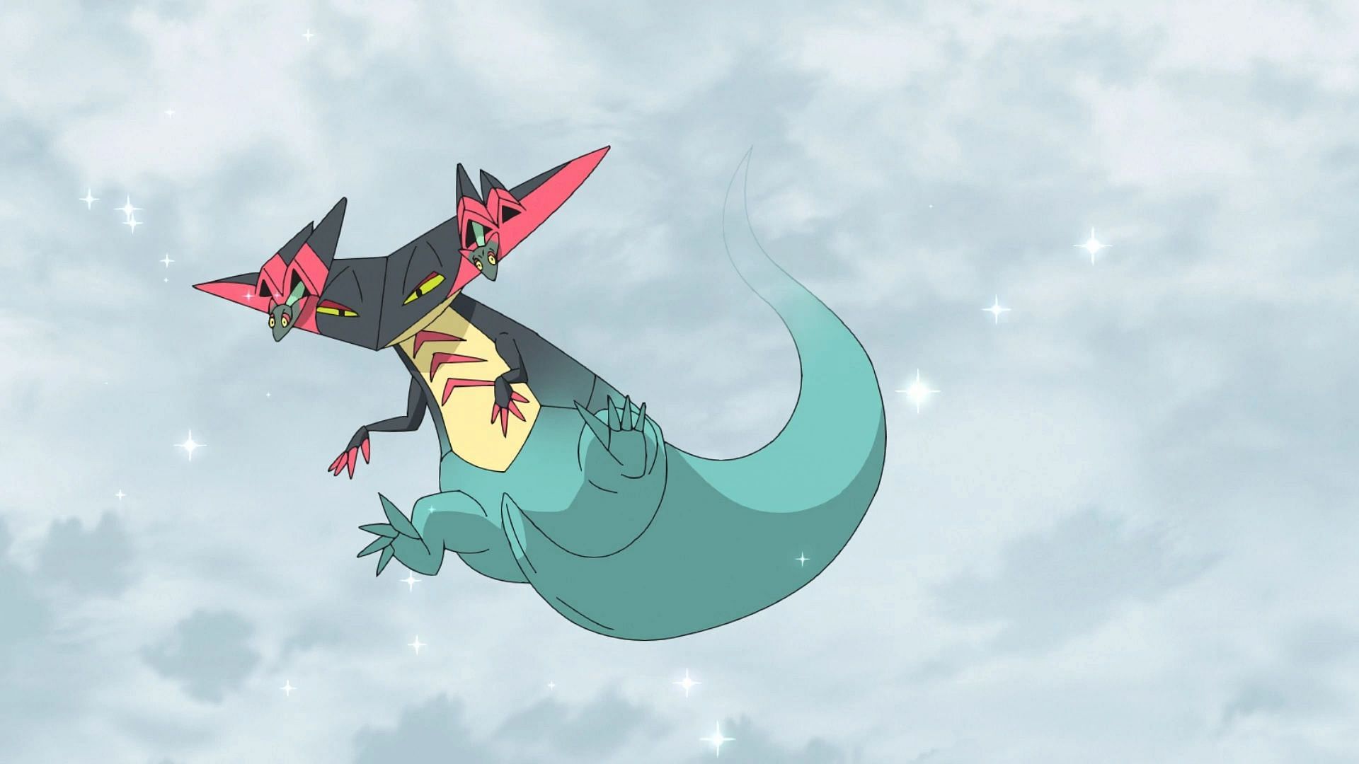 Dragapult as it appears to be in the anime (Image via The Pokemon Company)