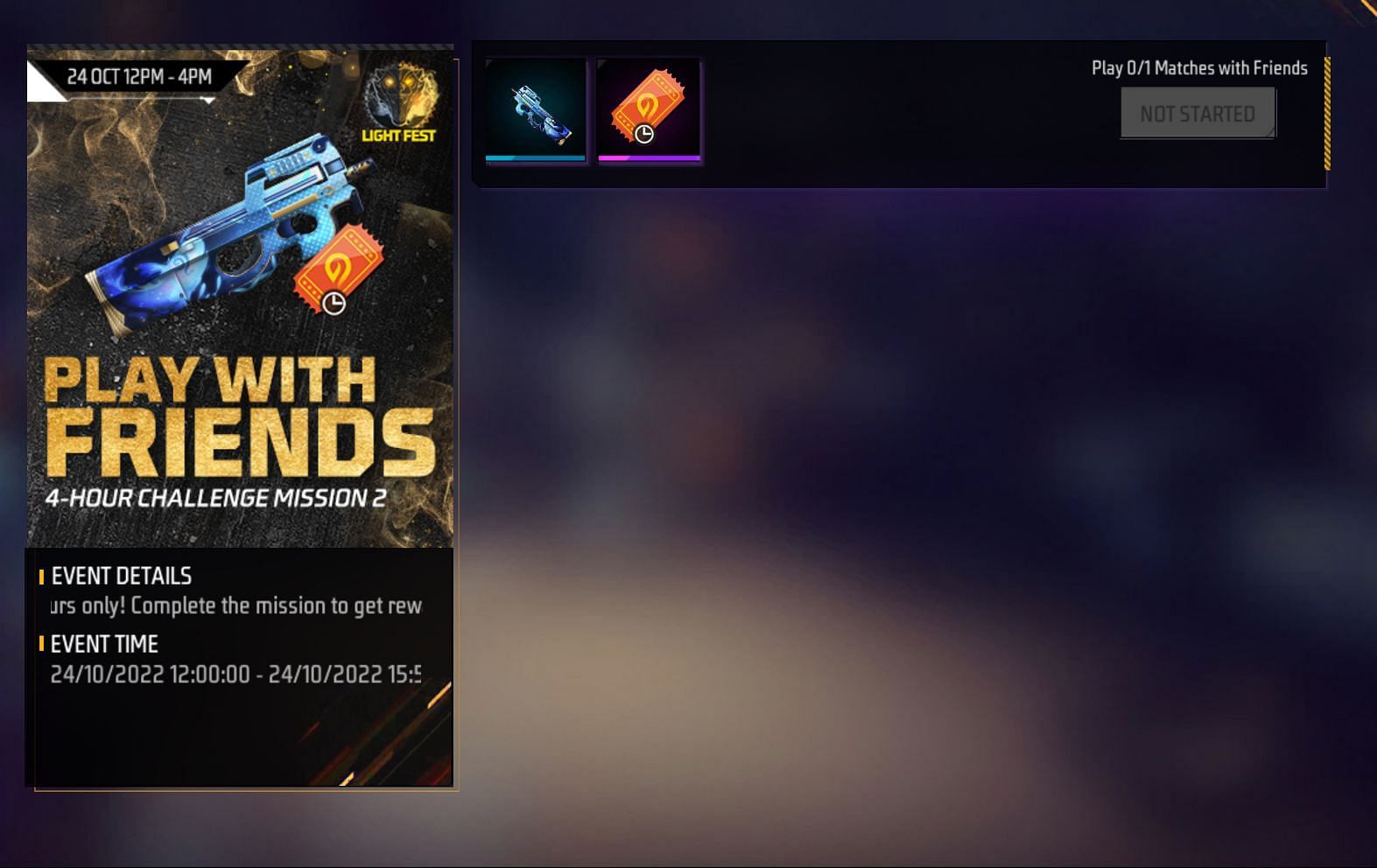 The second one offers free gun skins (Image via Garena)