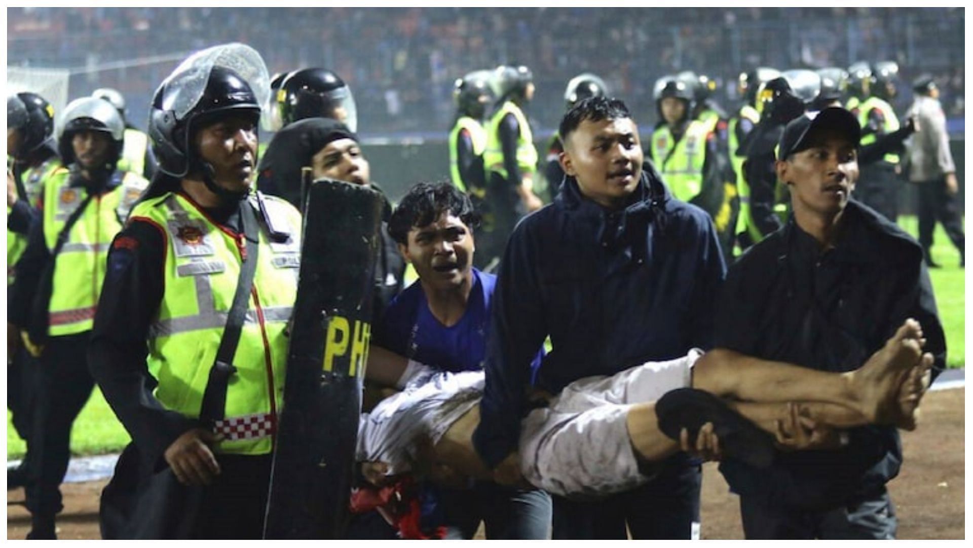 The incident was spurred by a clash between the fans of 2 different football teams (AP Photo/Yudha Prabowo)