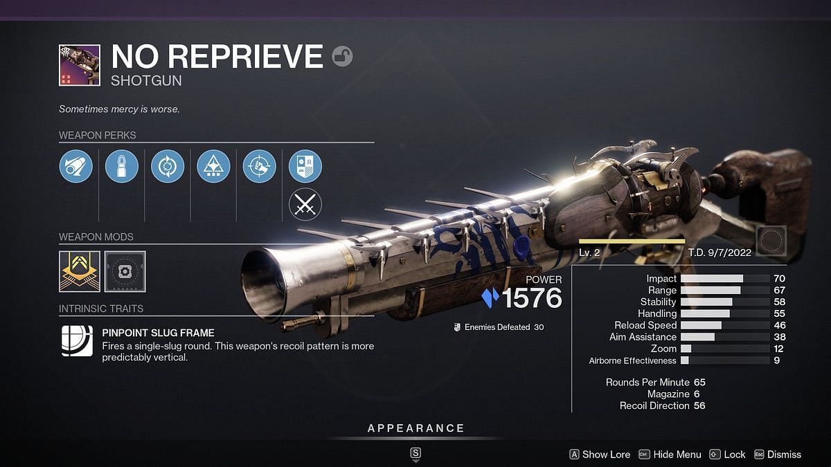 No Reprieve (Image via Destiny 2)