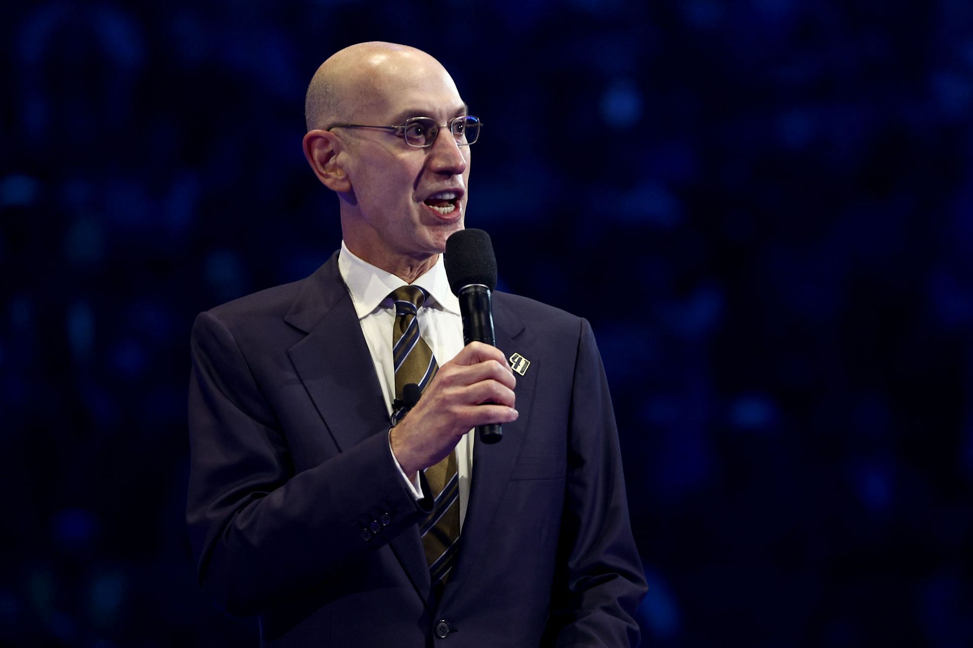 NBA commissioner Adam Silver pictured during an event
