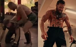 Fans don't believe the legitimacy of Conor McGregor's latest grappling video after he seems to be much leaner while dominating a smaller man: "It doesn’t make any sense. In every video, he’s in different shape"