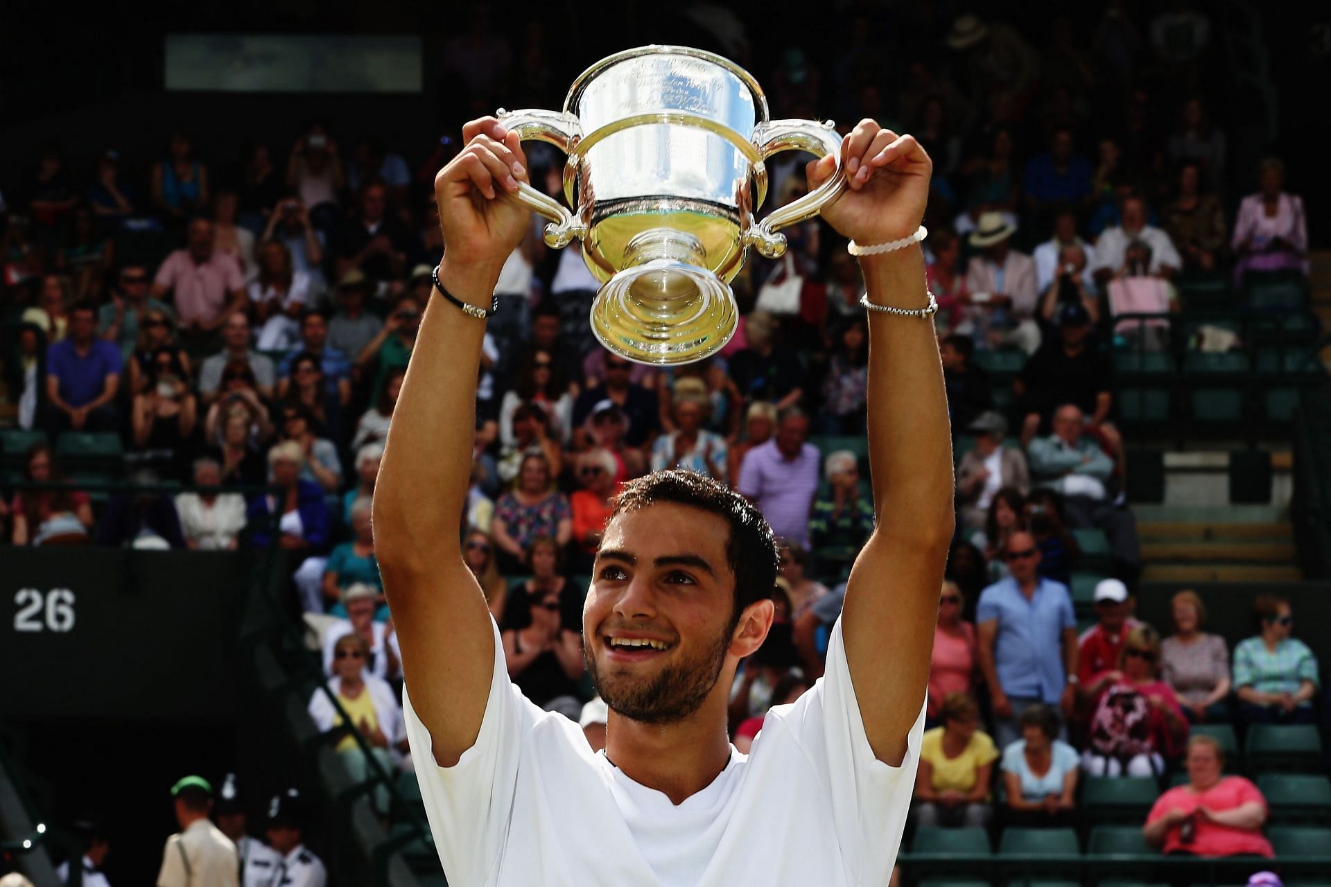 Noah Rubin won the junior Wimbledon championship in 2014