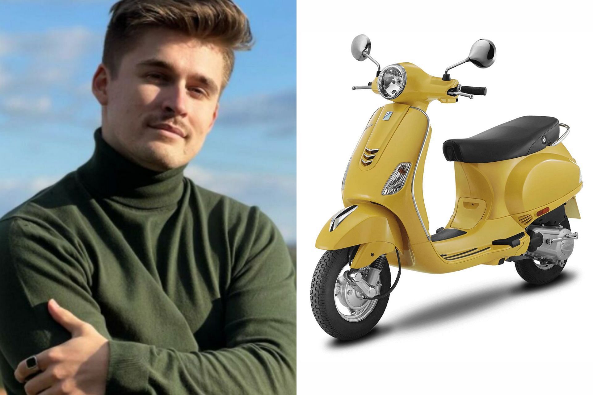 Ludwig explains why he likes Vespa after getting DMs from a &quot;Vespa Hater&quot; (Image via Sportskeeda)