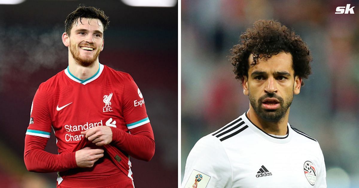 Liverpool star Andy Robertson trolled Mohamed Salah over his FIFA 23 rating