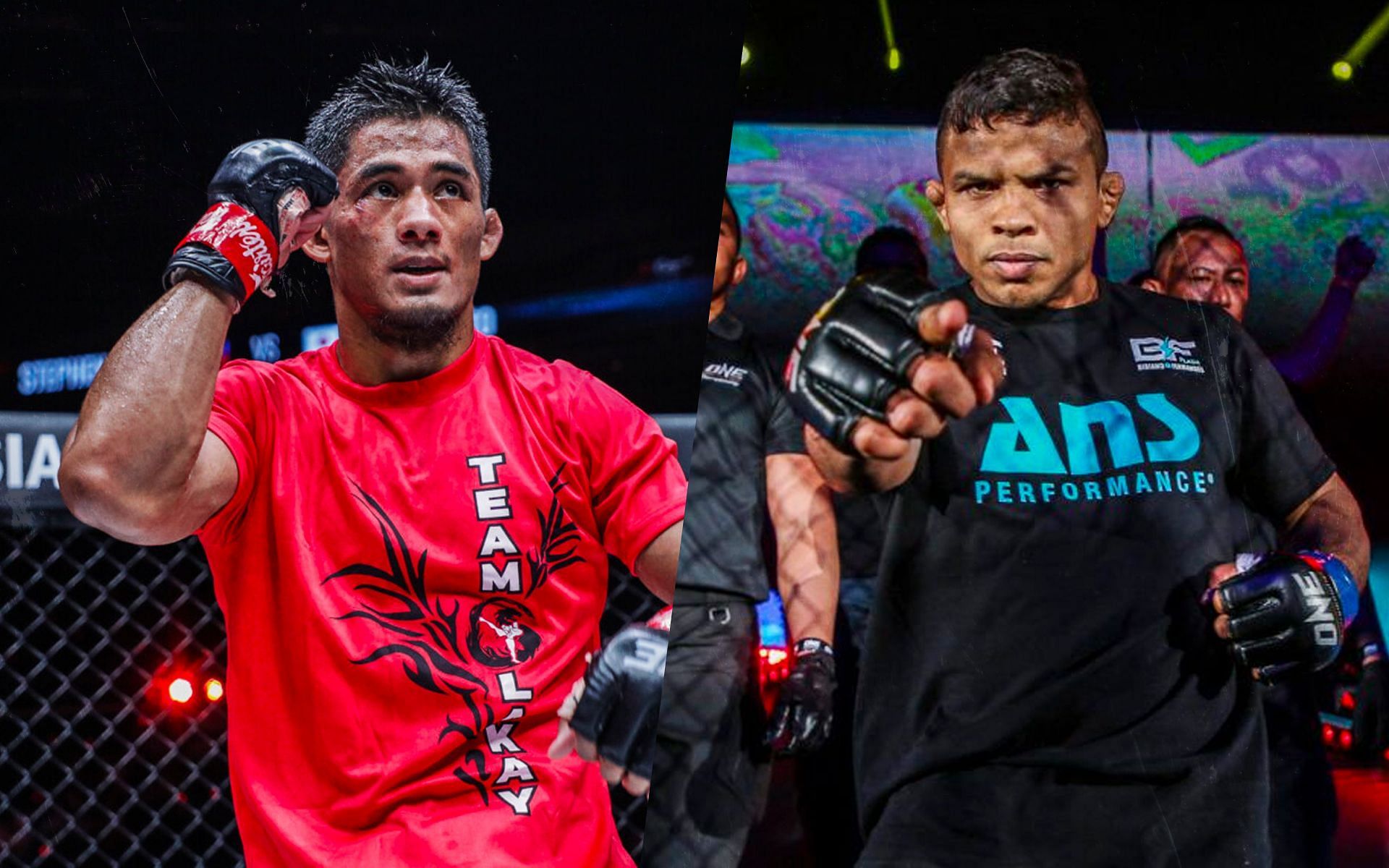 Stephen Loman (left) and Bibiano Fernandes (right). [Photos ONE Championship]