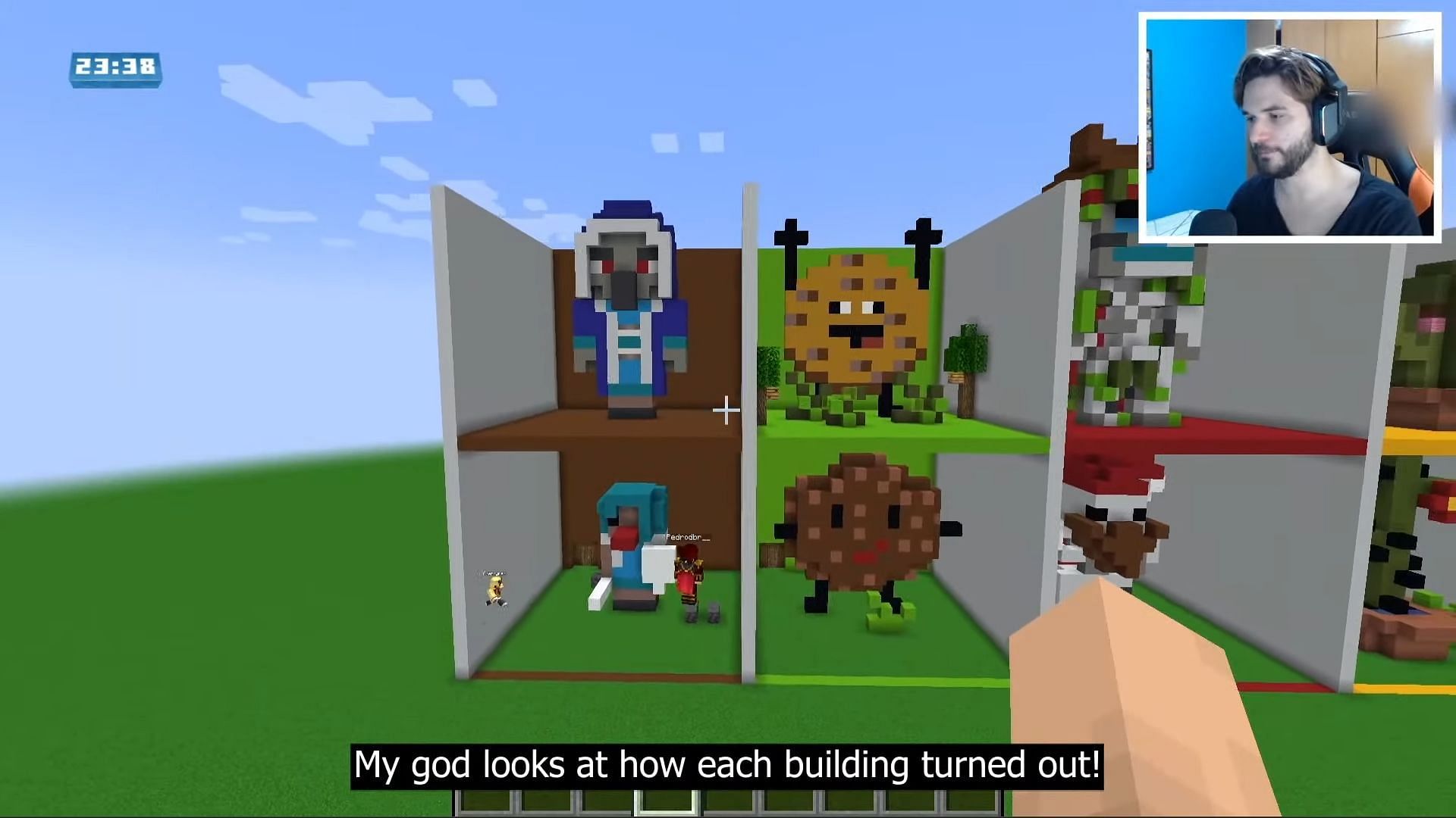 Community pre-show from last year&#039;s live event (Image via YouTube / MInecraft)