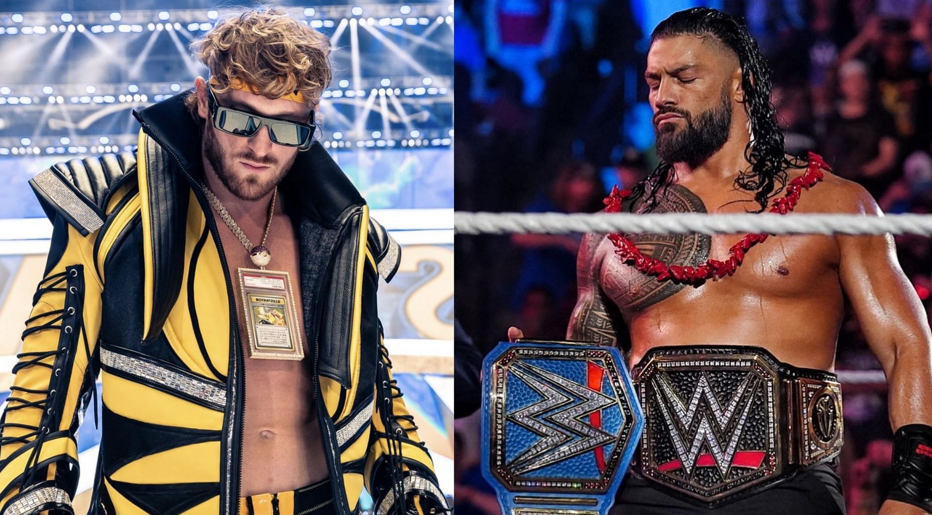 WWE में रोमन रेंस और लोगन पॉल के बीच मैच होने वाला है 