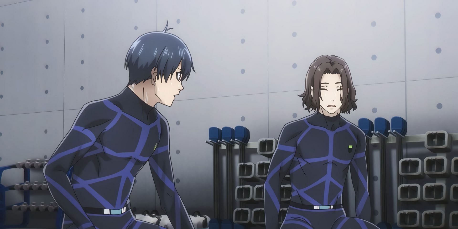 Isagi and Kuon in Blue Lock episode 2 (Image via Studio 8bit)