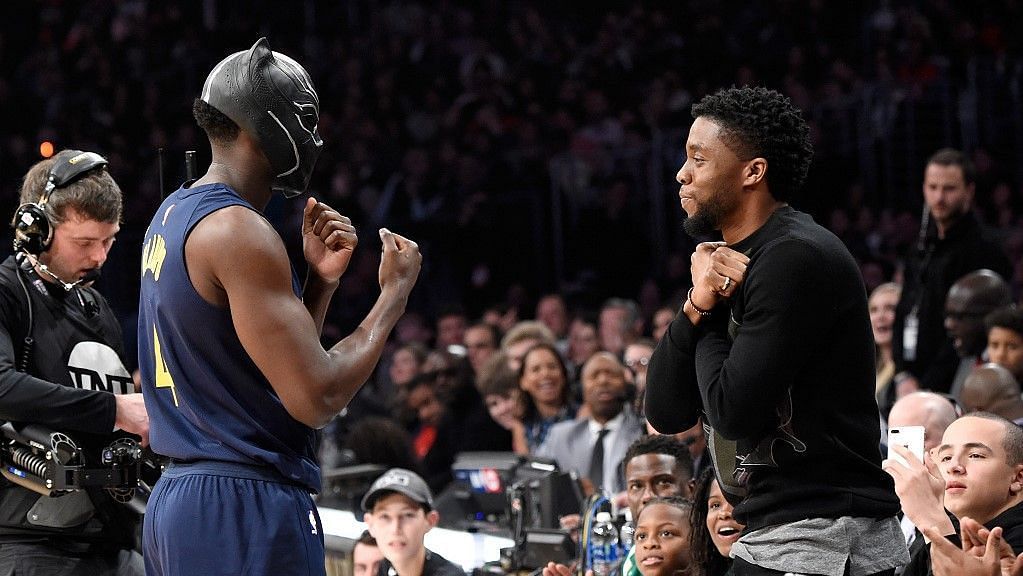 Chadwick Boseman 2018 Dunk Contest