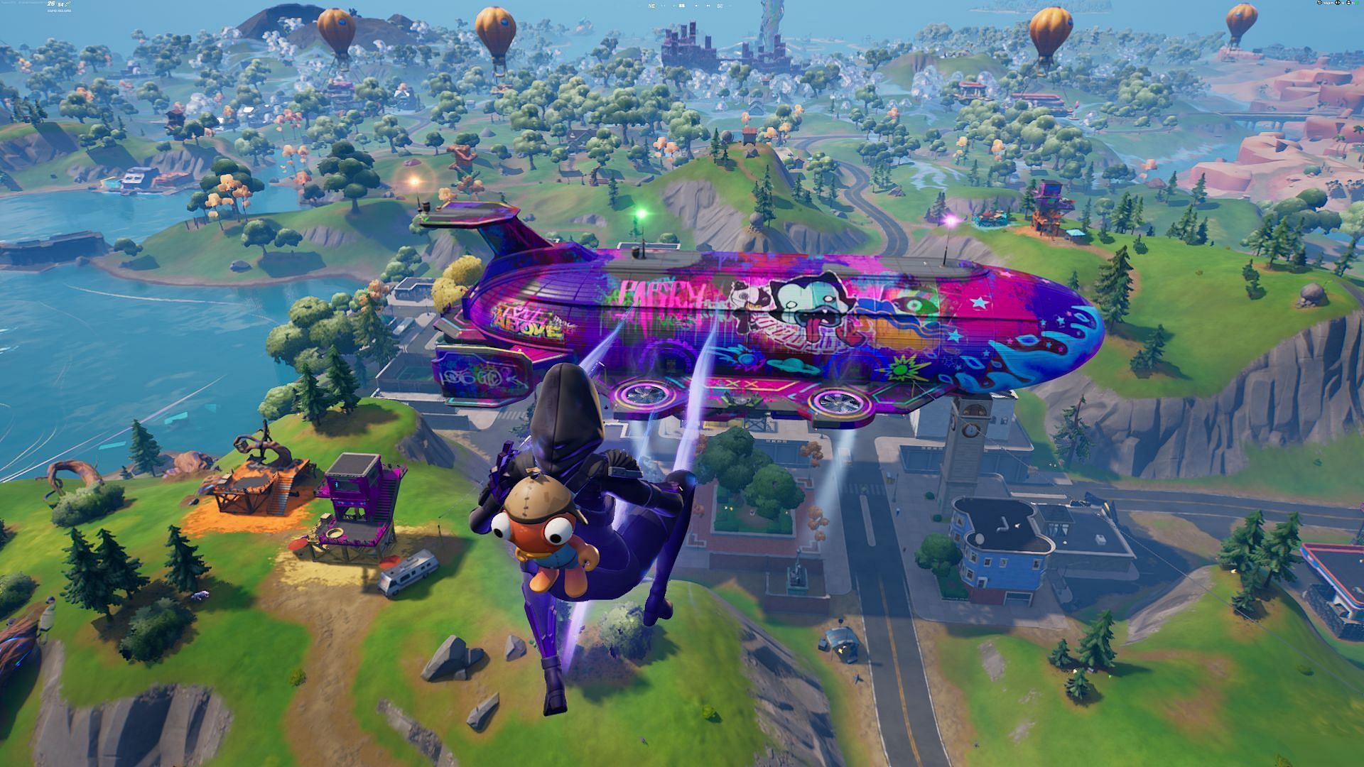&quot;I believe I can fly!&quot; (Image via Epic Games/Fortnite)