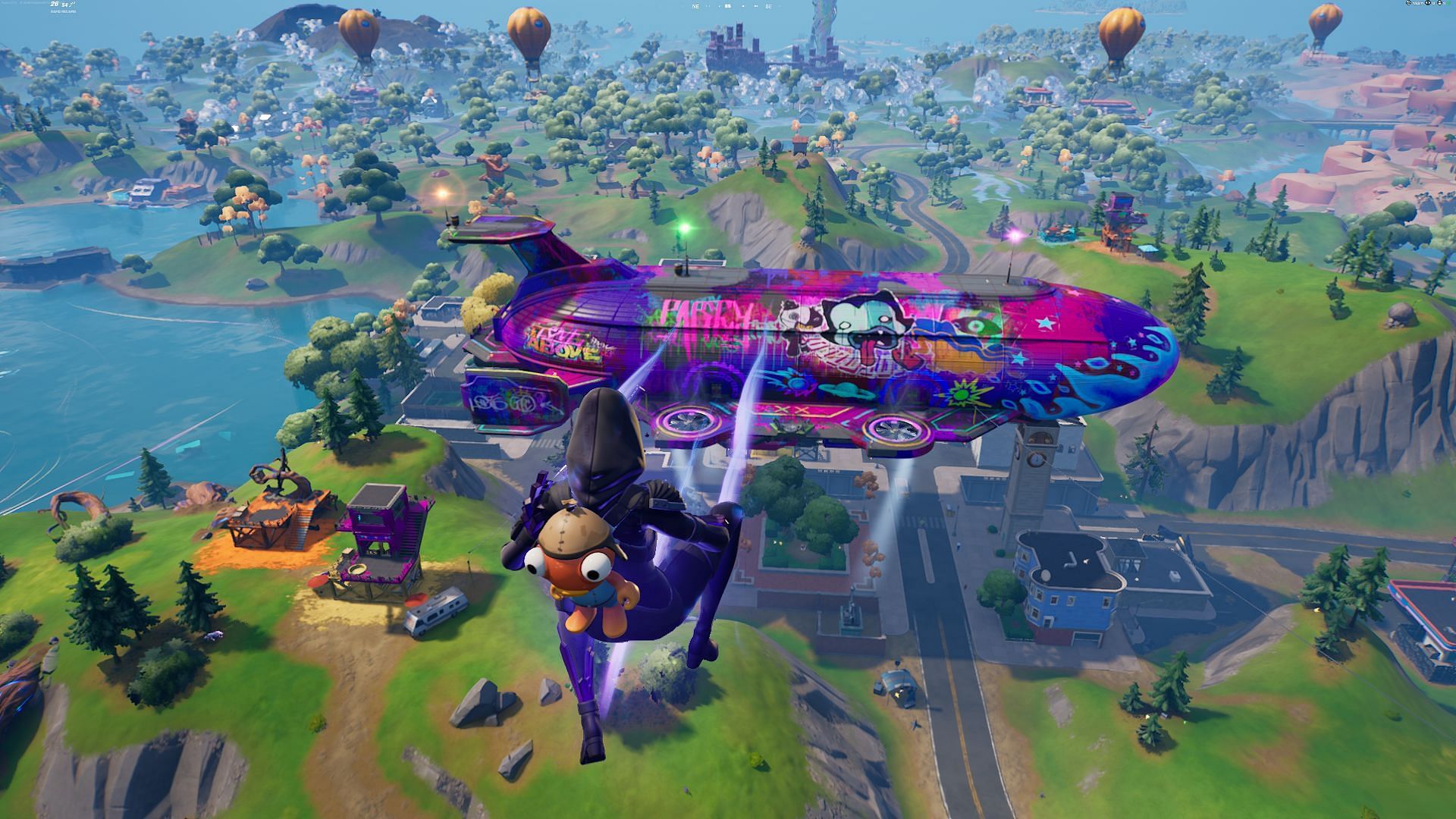 Fortnite: How to use a D-Launcher at Shimmering Shrine or Cloudy